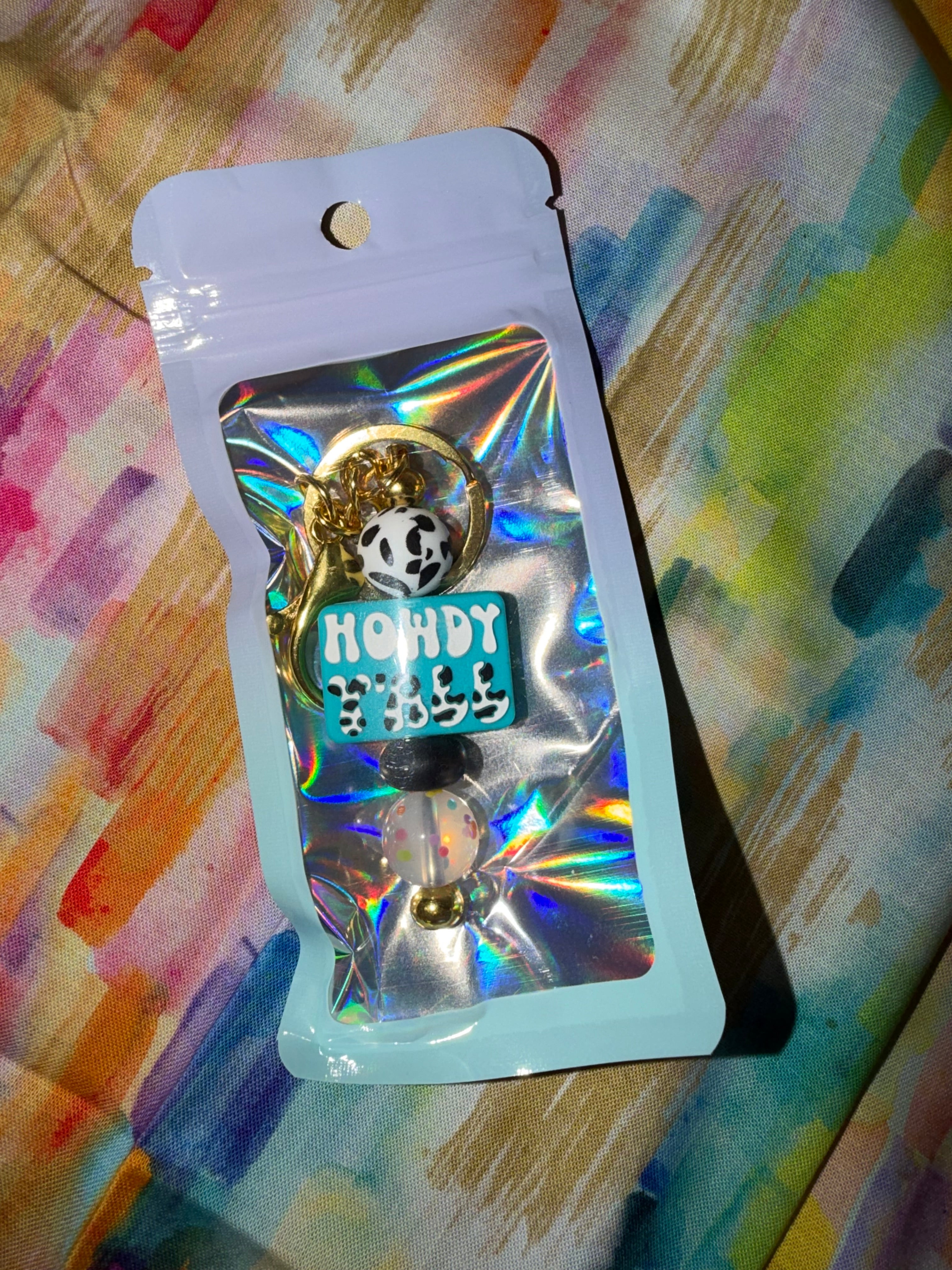 Howdy y’all keychain